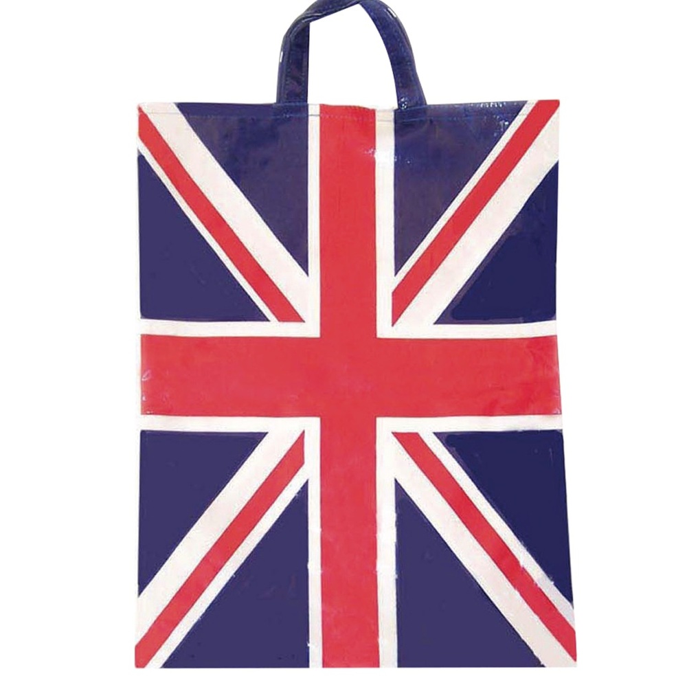 NWOT Union Jack PVC Bag
